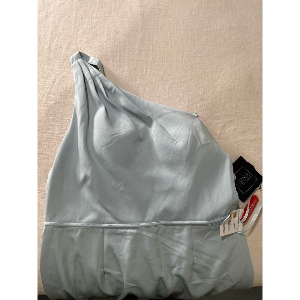 NWT ONE SHOULDER JERSEY MERMAID GOWN SZ 12 - Picture 8 of 8